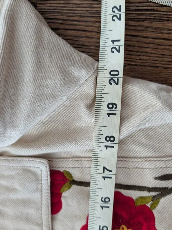 NWT Anthropologie Embroidered Floral Jacket | Size Small - Picture 11 of 12